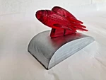 1935 1936 Hupmobile Red Rocket Hood Ornament Quality Rare Reproduction Used. Price: $260.00.