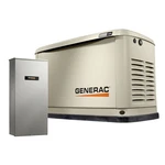 Generac 7291 26KW Air-cooled Guardian Standby Generator 200A Transfer Switch New. Price: $7901.05.