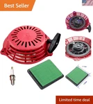 Complete Recoil Starter Kit: Air Filter & Spark Plug For Honda EN2000 Generators New. Price: $28.04.