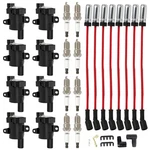 Hayiauto Set Of UF262 Round Heavy Duty Ignition Coils Pack D585 & Iridium S... New. Price: $201.21.