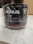 Kohler 225259 Fuel/ Water Separator New. Price: $25.00.