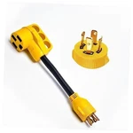 Generator Rv Adapter Cord Amp,nema L14-30P 14-50R 30M450F New. Price: $40.31.