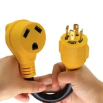30 Amp Generator Rv Power ADAPTER,4-PRONG 125/250V Male Locking Yellow New. Price: $32.98.