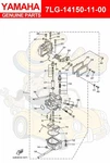 Yamaha Needle Assy 7LG-14150-11-00 Oem New. Price: $20.84.