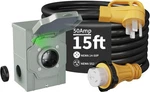 Garvee Amp 15FT Generator Cord Power Inlet Box 125/250V Twist Lock Connector New. Price: $78.84.