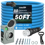 Cooltop Amp Generator Cord And Power Inlet Box Kit, 50FT Extension Cable S... New. Price: $298.55.