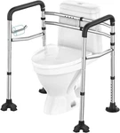 Fsa/hsa Eligible Toilet Safety Rail 380LBSTAINLESS Steel Frame Adjustable New. Price: $49.38.