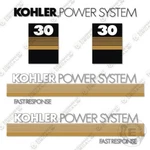 Fits Kohler Power System 30 Decal Kit Generator New. Price: $144.95.
