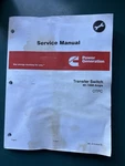 962-0516 Cummins Onan Otpcx Service Manual Ats Literature Transfer Switch Book Used. Price: $90.00.