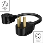Welder Adapter Power Cord Prong L14-30P 6-50R Female 1.5FT Generator New. Price: $20.00.