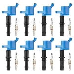 Ignition Coil Pack + Iridium Spark Plugs Ford F150 5.4L V8 2004-2008, F25... New. Price: $102.76.