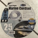 Conntek 30AMP 125V, 25FT, 3750WATTS Marine Shore Pwr Cordset. Part #17101-025RE New. Price: $57.95.