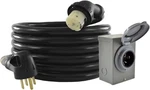 Conntek GIB1450-025 Duo-rain Seal 50AMP Power Inlet Box And Temp 25' Cord New. Price: $129.00.