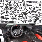 Real Dry Carbon Fiber Full Interior Set Cover Trim Kit For Corvette C8 2020-25 New. Price: $179.99.