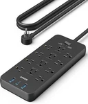 Anker 12 Outlets Power Strip Usb Charger Surge Protector (2100J) Flat Plug 5FT New. Price: $28.99.