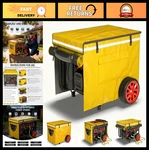 Heavy-duty Waterproof Generator Cover 32X24X24IN, Open Top For Refueling, 3000W- New. Price: $74.99.