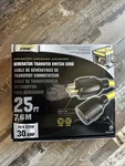 30 Amp Powerzone Electrical Cord, 10 Awg Conductor 25 Ft Length For Generator New. Price: $72.95.