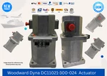 Brand New Woodward Dyna DC11021-300-024 Actuator (oem Part). Price: $3105.00.