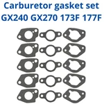 Carburetor Gasket Kit Set 301CC GX240 GX270 Honda Clones 173F 177F 5 Packs New. Price: $10.29.
