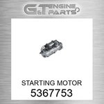 5367753 Starting Motor Fits Cummins (new Aftermarket). Price: $1859.71.