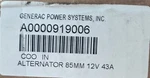 Genuine Generac Generator Dc Alternator 85MM 12V 43A New. Price: $228.95.