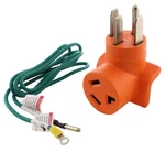 Ac Works AD14501030 Adapter Nema 14-50P To 10-30R, 50A 30A, 250V New. Price: $39.99.