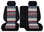 Truck Bench Covers Aztec Red Blue Fits 95-00TOYOTA Tacoma 60-40 SEATS+2HR New. Price: $82.79.