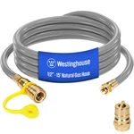 Westinghouse Refurbished 1/2" Natural Gas 15 Ft Hose Kit With Adapter Used. Price: $42.99.