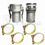 Sigma E300 300C 3" Aluminum Female Camlock Hose Barb Coupler Adapter &clamp New. Price: $920.50.