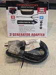 Predator Generator Adapter L14-30P (3) 5-20R 20A New. Price: $32.99.