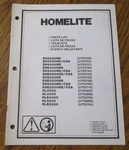 Homelite EH2500HD - HLE5500 Generator Parts List Catalog Manual Book 18499 Very. Price: $6.00.