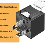 R040 Relay 40/30 Amp 12V Dc Replacement For Volvo Penta 876040-7 854357-1 New. Price: $16.90.