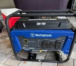 Westinghouse WGEN3600CV 4650-W Portable Gas Powered Generator, Co Sensor Used. Price: $329.00.