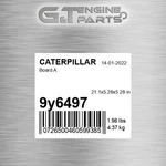 9Y6497 Board Fits Caterpillar (new Aftermarket). Price: $498.73.
