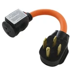 Amp Nema 14-50P To 5-20R Adapter With Breaker By Ac Works New. Price: $59.99.