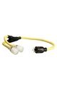Woods 3-FEET 10/3 Generator Power Cord Adapter; L5-30P (2) L5-20R, 01914 New. Price: $29.99.