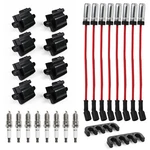 Set Of UF-271 Square Ignition Coils Pack & Spark Plugs Wires 8... New. Price: $227.18.