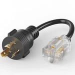 Plugtul Nema L5-20P To 5-15/20R Adapter Cord Ft, Household Black New. Price: $24.99.
