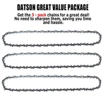 3-PACK 16" For Makita UC4051A 196208 Chainsaw Blade*full Chisel New. Price: $25.61.