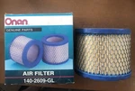 Genuine Onan 140-2609-GL Air Filter Oem New. Price: $27.77.