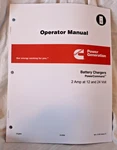 901-0106 Cummins Onan Operator Manual Battery Chargers Powercommand 2A 12/24V New. Price: $25.00.