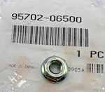 Yamaha Nut, Flange 95702-06500-00 Oem New. Price: $5.70.