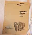 927-0120 Cummins Onan Operators Manual Cck Genset 4KW 5KW Mobile Generator Like. Price: $19.00.