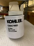Kohler Genuine Oem GM47465 Oil Filter New. Price: $20.00.