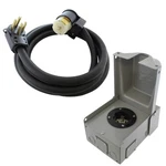 Ac Works 50A Generator Inlet Kit Nema 14-50P CS6364 10FT Soow 6/4 Heavy Duty New. Price: $362.99.