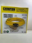 Champion 25 Ft. Generator Extension Cord 10 Awg 30A 7500W Cable New. Price: $74.95.