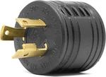 Wen GNA030, Nema L5-30P Twist-lock Power Plug To TT-30R Ready Outlet 120V 30-AMP New. Price: $21.23.