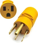 Groovely Nema 14-50P To 6-50R Welder Compact Adapter CORD,50 Ampere Pin 3 New. Price: $23.78.