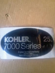 Genuine Kohler 113 233-S Engine Label 7000 Series KT745 KT740 25HP Decal New. Price: $16.95.