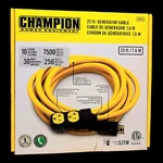 Champion Power Equipment Ft Generator Cable 250 Volt 30 7500 Watts New. Price: $79.99.